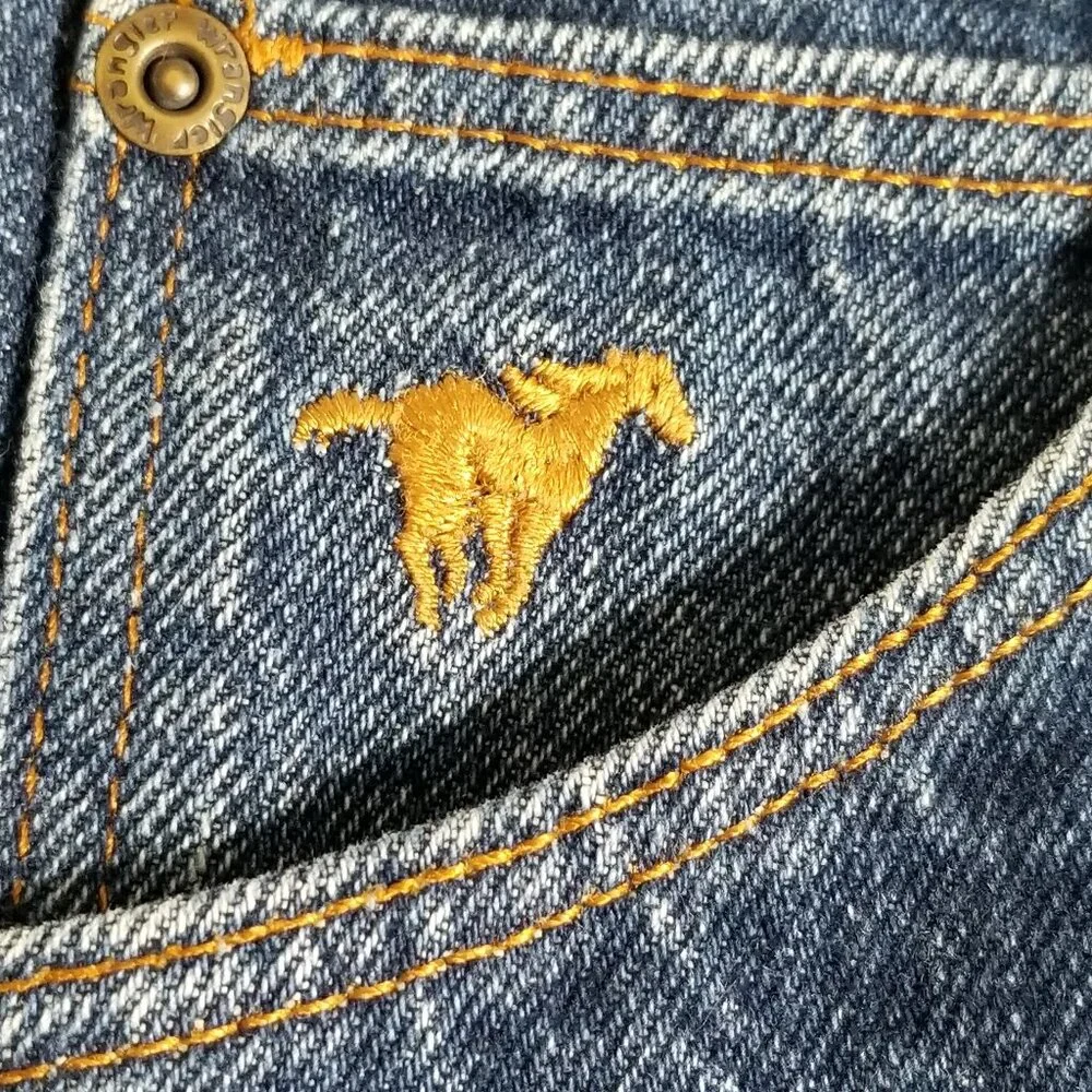 RARE Wrangler Cowboy Dress Jeans 36x30 Mens 80s Vintage